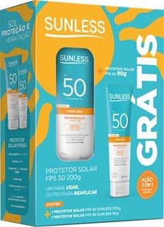 PROT SOLAR SUNLESS 200G FPS50 + FPS50 90G
