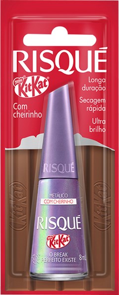 ESMALTE RISQUE BL METALICO KIT KAT BREAK PERFEITO EXISTE