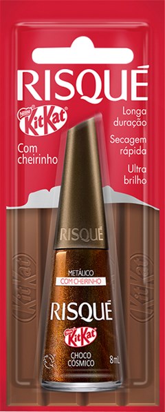 ESMALTE RISQUE BL METALICO KIT KAT CHOCO COSMICO