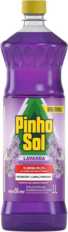 DESINFETANTE PINHO SOL 1 LITRO LAVANDA
