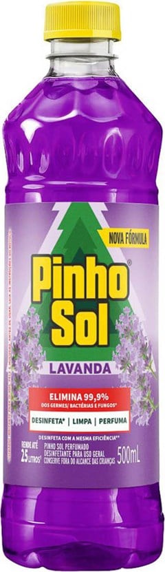 DESINF PINHO SOL 500ML LAVANDA