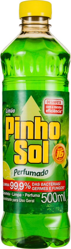 DESINFETANTE PINHO SOL 500ML LIMÃO
