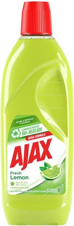 LIMPADOR AJAX 1 LITRO FRESH LIMÃO