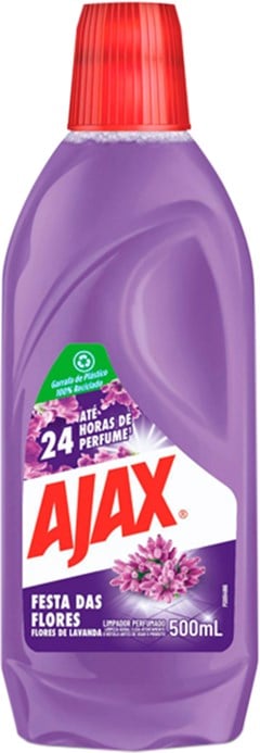 LIMPADOR AJAX 500ML PERF FESTA FLOR LAVANDA