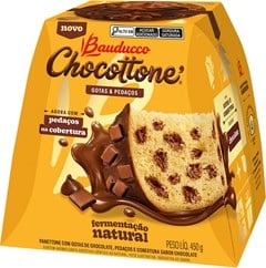 PANETTONE BAUDUCCO 450G CHOC GOT/PED CHO