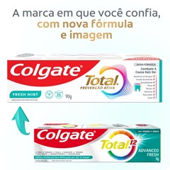 CREME DENTAL COLGATE TOTAL FRESH MINT 90G
